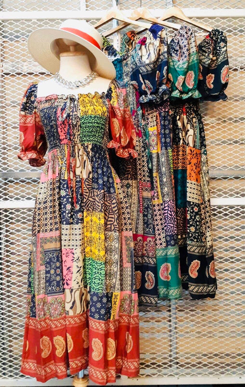 Summer Casual Multicolour Boho Long Dresses